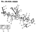 Page A Diagram and Parts List for GTI17XP  Weed Eater Trimmer